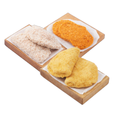 Zigeuner gehaktschnitzel, gehakt cordon bleu of kipschnitzel champignon